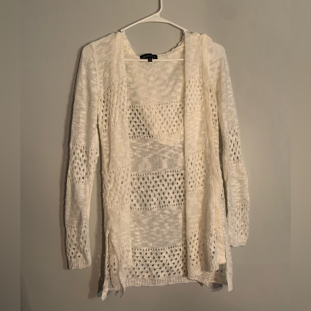 Stitch Fix Love Ellie white extra small women’s cardigan